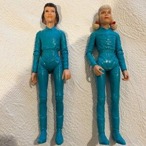 Marx- Jane and Janice-action figure dolls